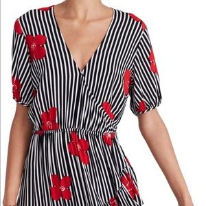 Madewell Ruffle Faux Wrap Dress